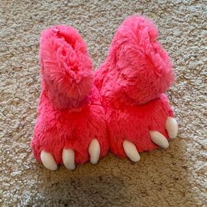 Carter’s pink monster slippers